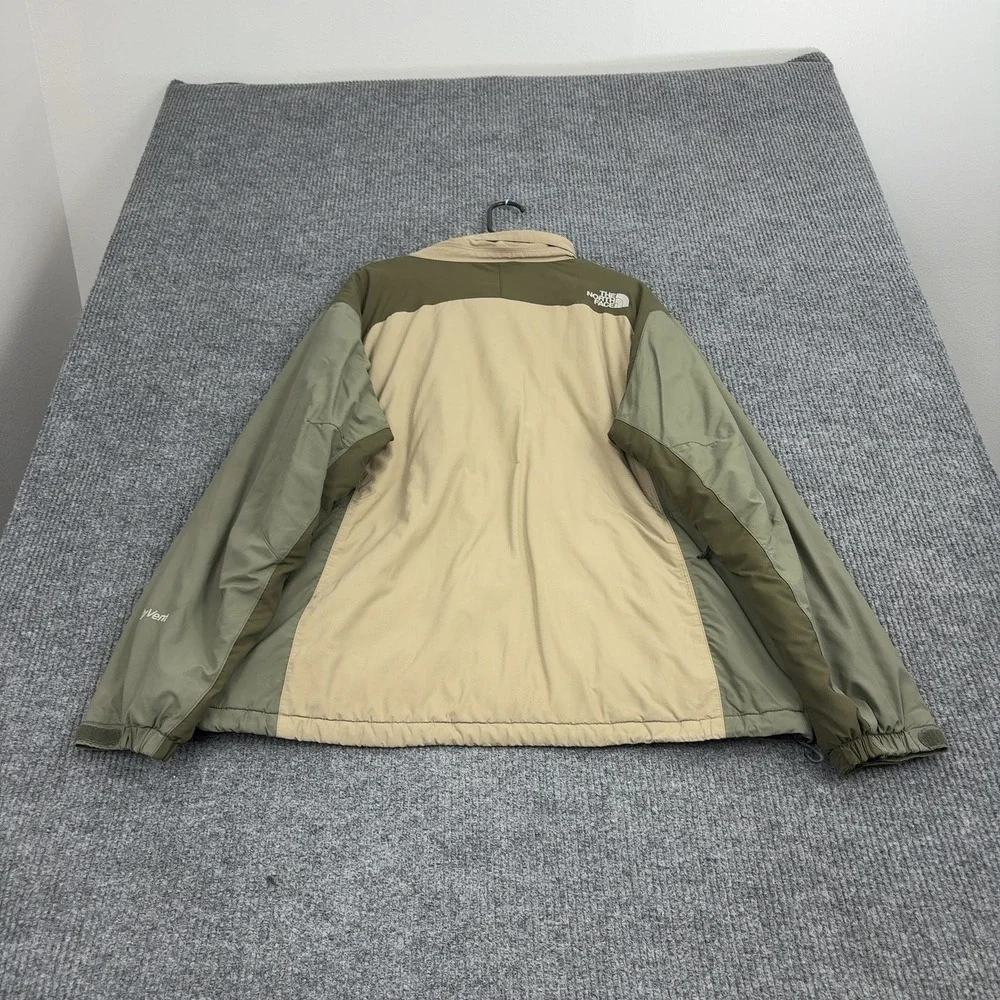 The North Face Jacket Mens XL‎ Green Tan Nylon Colorblock Gorpcore Winter Coat